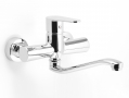 TITANIA FRESH wall-mounted sink mixer, swivel spout, chrome #1