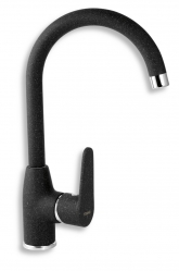 TITANIA FRESH standing sink mixer, swivel spout, high, graphite