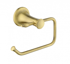 ANTICA toilet paper holder, old bronze
