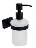 GRETA soap dispensor, black matt