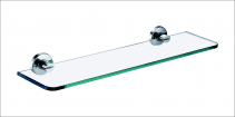 SMILE glass shelf, chrome