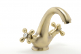 ANTICA standing washbasin mixer, bronze #1