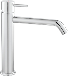 Standing middle washbasin mixer