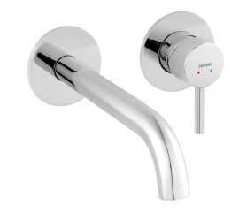 Concealed washbasin mixer