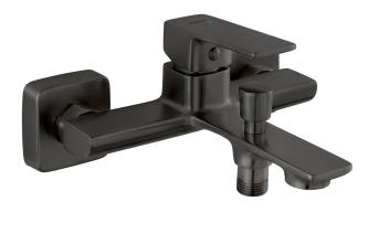 Wall-mounted bath mixer