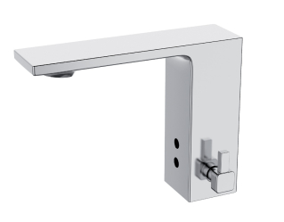 DISTANZA washbasin standing, sensor mixer, square-line