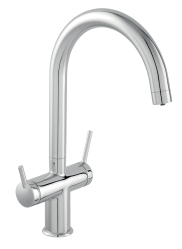 Sink mixer for filtered water