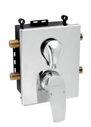 Built-in mixer incl. mounting box, 2-way