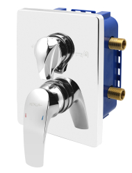 Built-in mixer incl. mounting box, 2-way