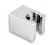 Wall-mounted shower holder, chrome