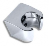 Wall-mounted shower holder, chrome
