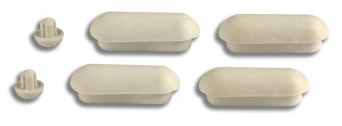 PLASTIC SPARE BUFFERS OF TOILET SEATS