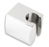Wall-mounted shower holder, chrome