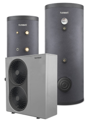 Heat pump Gold 12 DC and tank ENERGY 100 and tank AQUA 200