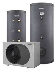 Heat pump Gold 6 DC and tank ENERGY 100 and tank AQUA 200