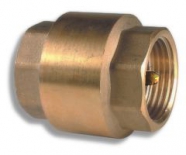 Check valve with brass closing element, 1/2