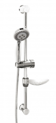 Sliding shower set, chrome