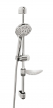 Sliding shower set, chrome