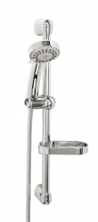 Sliding shower set, chrome