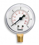 Manometer 63 mm 1/4