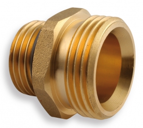 Brass nipple for manifold, with o-ring 1/2
