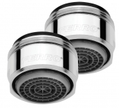Aerator M24x1, FerroAirMix, 2 pcs in blister, chrome