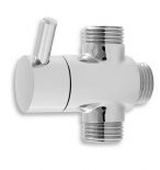 Shower diverter, chrome