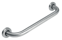 GRAB BAR 400 MM BRUSHED STAINLESS STEEL