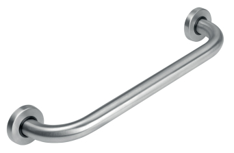 GRAB BAR 400 MM BRUSHED STAINLESS STEEL