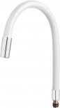 ELASTICO flexible spout for sink mixer, white, blister