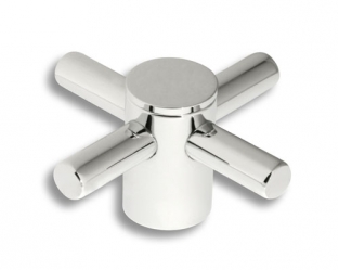 CONTROL HANDLE CROSS CHROME