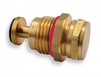 Shut-off poppet type insert for manifolds, 1/2