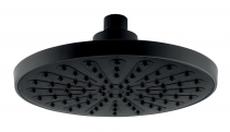 Fixed shower head, black