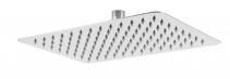 Rainfall shower head, rectangular 200 x 300 mm, stainless steel, chrome