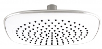 Rainfall shower head, 200 x 200 mm, white/chrome