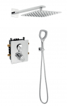 Shower set, concealed, thermostatic, ECO+ chrome