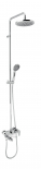 Shower set with rainfall, chrome
