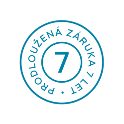 Extended warranty of 7 years for the heat pump